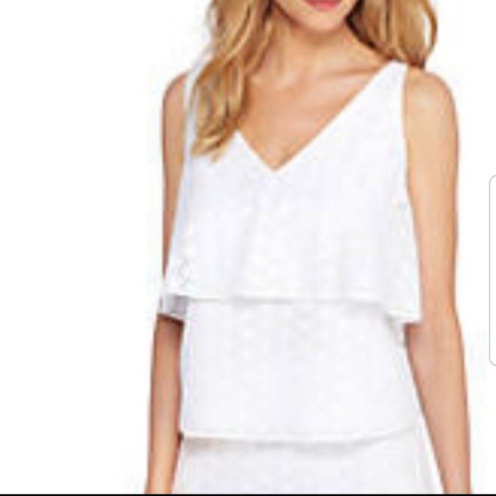 (NWT) The Limited sleeveless eyelet top